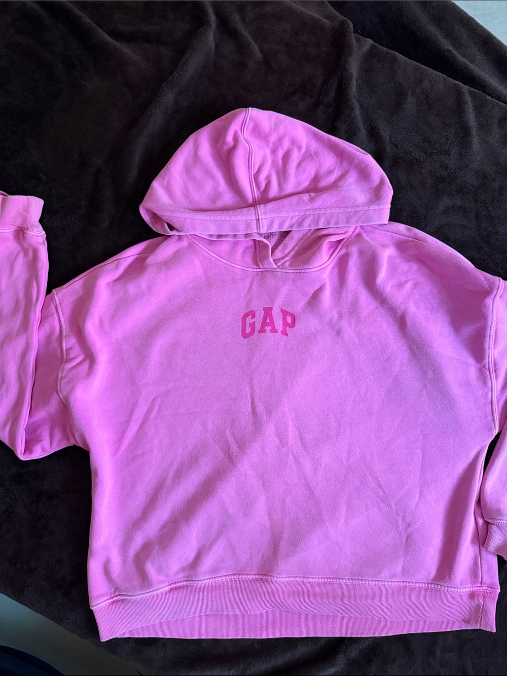 GAP Vibrant Pink Pullover Hoodie